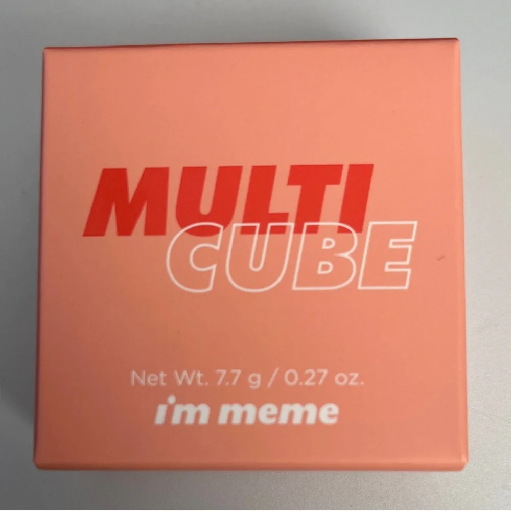 I'm Meme Multi Cube Eyeshadow & Blush Palette, Hello Peach #korean #shimmer
